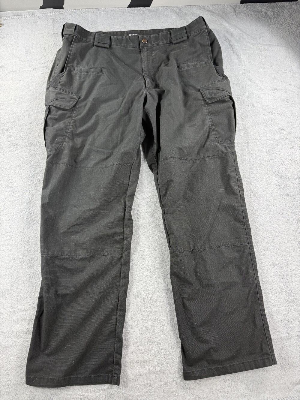 5.11 Tactical Men's 38x30 Dark Gray Cargo Pockets Pants Work Outdoor Ripstop